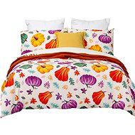 Excellent 3-piece bedding set 135 × 200 cm - Colored pumpkins - Bed Linen