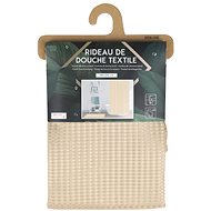 DOCHTMANN Shower curtain PVC 180 × 200 cm beige pattern - Shower Curtain