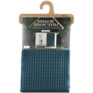 DOCHTMANN Shower curtain PVC 180 × 200 cm blue pattern - Shower Curtain