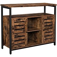 Houseland Volar brown/black - Chest of Drawers
