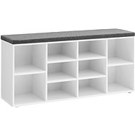 Houseland Rool white - Shoe Rack