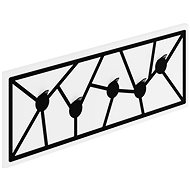 Houseland Trace Wall hanger white-black - Coat Hanger