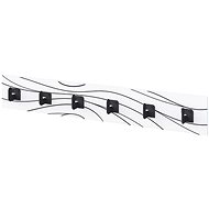 Houseland Flow Wall hanger 63 cm, white-black - Coat Hanger