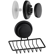 DuraHome Soap dish with suction cup Chaco 44867, black - Soap Dish