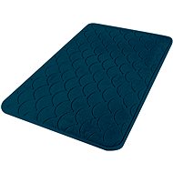 DOCHTMANN Bathroom mat 50 × 120 cm rectangle blue wool motif - Bath Mat