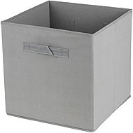 DOCHTMANN Corduroy storage box, grey 31 × 31 × 31 cm - Storage Box