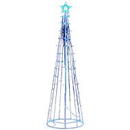 Outdoor XXL Christmas Cone 2 m - 480 led with twinkle lights - blue - Christmas Lights