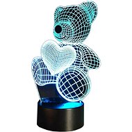 APT Multi-coloured decorative LED lamp - teddy bear - Night Light