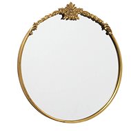BOLTZE Mirror in gold frame Madeleine, round - Mirror