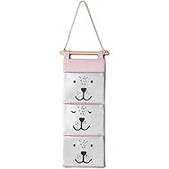 Nukido Hanging toy organiser, pink - Toy Organiser