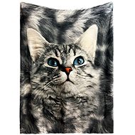 Excellent Microplush warm blanket grey 130 × 150 cm - Cat - Blanket