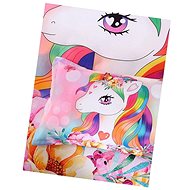 Excellent 3-piece bedding set 135 × 200 cm - Unicorn / Rainbow mane - Bed Linen