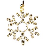 Christmas LED snowflake 50 cm, warm white - Christmas Lights