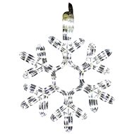 Christmas LED snowflake 39 cm, cold white - Christmas Lights