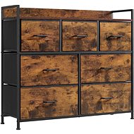 Houseland Commode Vasagle Busman brown and black - Chest of Drawers