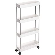 Houseland Mobile Trolley Talula white - Shelving Unit