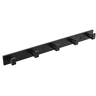 DuraHome Wall hanger, 5 hooks, Tingo 51056, black - Coat Hanger