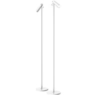 IMMAX TIT LED floor lamp, white with silver elements, CCT - Floor Lamp