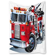 Excellent Micro plush warm blanket 130 × 150 cm Fire truck - Blanket