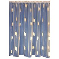 4sleep Luxury voile curtain 145 × 300 cm, brown with pattern - Curtain
