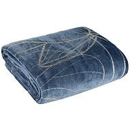 Eurofirany Microfiber blanket Lili 2, 150 × 200 cm, dark blue - Blanket