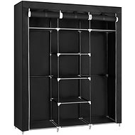 Songmics Textile wardrobe black 175 × 150 × 45 cm - Wardrobe