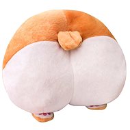 Daklos Cute plush corgi dog butt pillow - 28 × 32 cm - Pillow