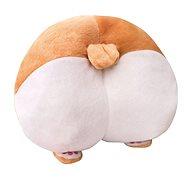 Daklos Cute plush corgi dog butt pillow with pockets - 30 × 40 cm - Pillow