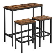 Barový set Vasagle II černo-hnědý - Bar Set