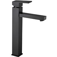 Deante Anemon black basin mixer, tall - Tap