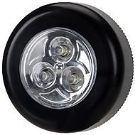 Verk 01224 Self-adhesive lamp 3 LED black - Spot Lighting