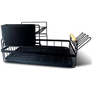 Retoo Two-tier dish drainer, black - Draining Board