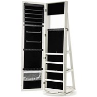 Houseland Mirror with jewellery box Pure, white - Mirror
