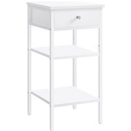 Houseland Vasagle Lucas bedside table, white - Night Stand