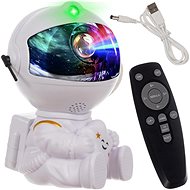 Izoxis 24329 Astronaut seated night sky, aurora and star projector, remote control - Light Projector