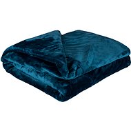 Jahu Blanket micro Uni 150 × 200 cm - petrol - Blanket
