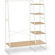 Houseland Clothes rack with shoe rack Vasagle Greya, white - Clothes Hanger