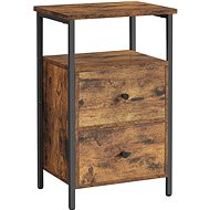 Houseland Noční stolek Domo, hnědý - Night Stand