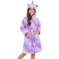 Excellent Cute plush bathrobe purple size 116 - Unicorn - Bathrobe