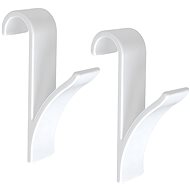 Verk 01756 Hanging hook for bathroom 2 pcs, white - Bathroom Hook