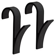 Verk 01756 Hanging hook for bathroom 2 pcs, black - Bathroom Hook