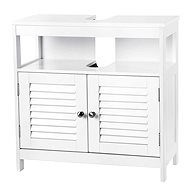 Houseland CHANTELLE washbasin cabinet, white - Bathroom Cabinet