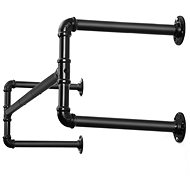 Houseland Wall clothes hanger, black - Coat Hanger