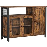 Houseland Storage cabinet Vasagle Vinnie 110 cm, brown - Cabinet