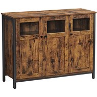 Houseland Storage cabinet Vasagle EDUO, brown/black - Cabinet