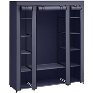 Houseland Fabric wardrobe Deja, blue - Wardrobe