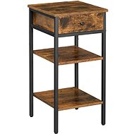 Houseland Vasagle Lavris bedside table, brown - Night Stand
