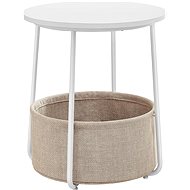 Houseland Storage table Vasagle Moris, white/brown - Side Table
