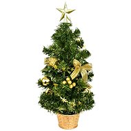 DOMMIO Christmas tree decorated with star - gold, 45 cm - Christmas Tree