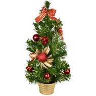 DOMMIO Christmas tree decorated - red/gold, 45 cm - Christmas Tree